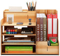 E-2411 Wooden desk organiser