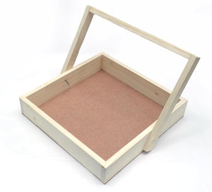 HH - 5 - Wooden Square Basket